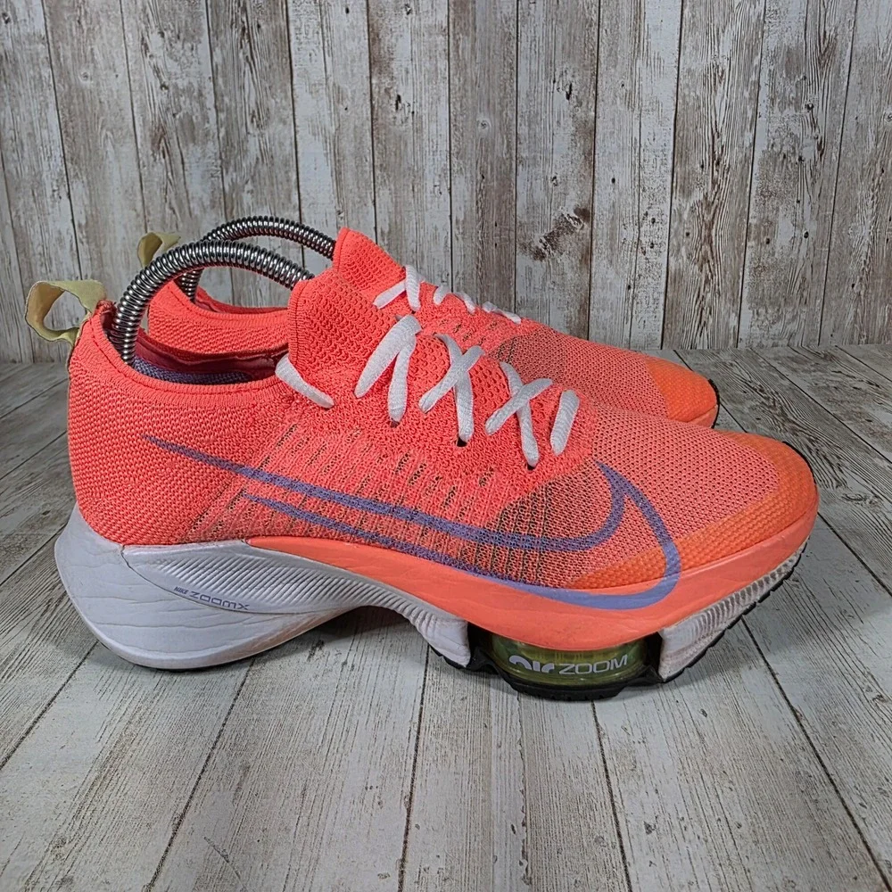 Nike Air Zoom Tempo NEXT% Flyknit Running‎ Shoes Womens Orange CI9924-800